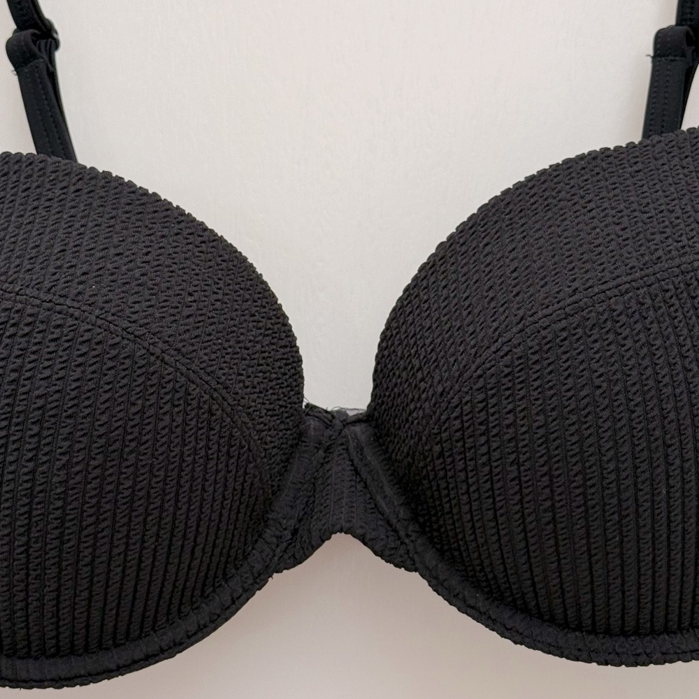 Pink by VS Textured Underwire Swim Bikini Top - Picture 9 of 9